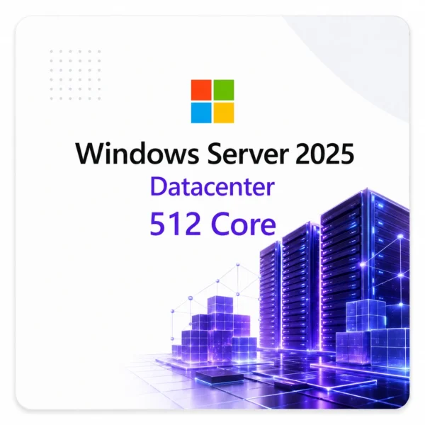 Microsoft Windows Server 2025 Datacenter – 512 core -
